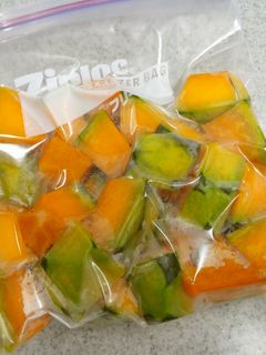 冷凍保存♪かぼちゃ-レシピのメイン写真