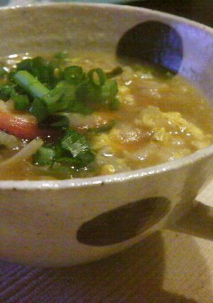 夜食にどうぞ❤大根葉のポカポカ雑炊！-レシピのメイン写真