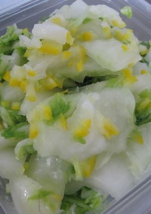 やみつき白菜のゆづ漬け-レシピのメイン写真