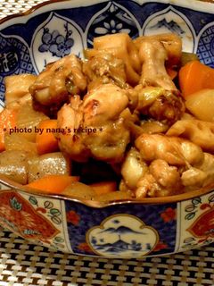 手羽元と残り野菜の黒酢炒め煮-レシピのメイン写真