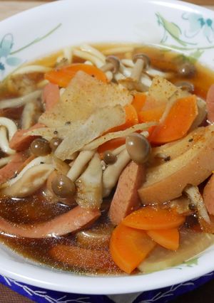 不器用かけうどん-レシピのメイン写真