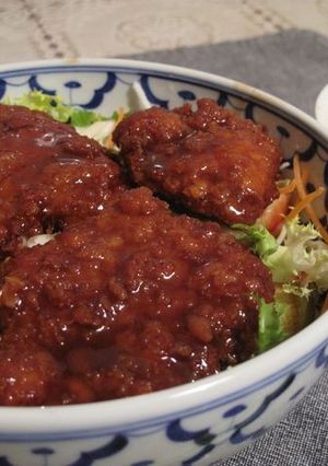 ソースカツ丼の美味しいソース-レシピのメイン写真