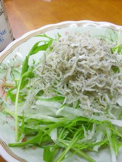 ♪じゃこ&大根&水菜のシャキ2サラダ♪-レシピのメイン写真