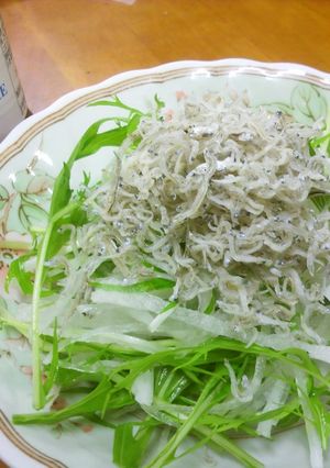 ♪じゃこ&大根&水菜のシャキ2サラダ♪-レシピのメイン写真