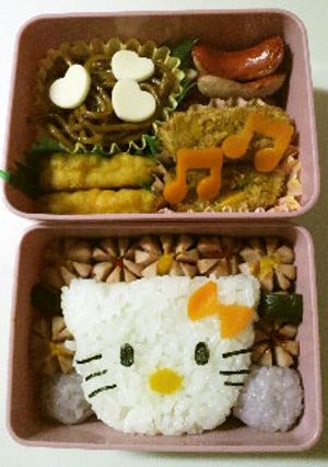 キティちゃん弁当-レシピのメイン写真