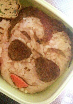 たむけん!!パパキャラ弁-レシピのメイン写真