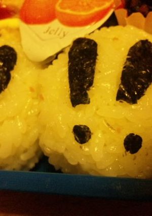 簡単☆ウサギキャラ弁-レシピのメイン写真