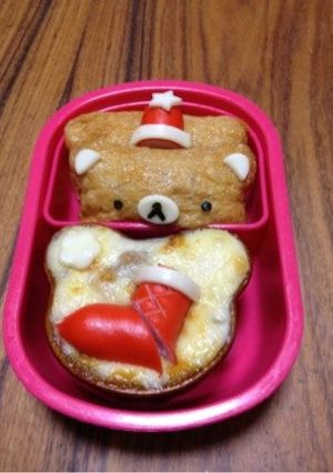 簡単キャラ弁 リラックマ サンタ♡-レシピのメイン写真