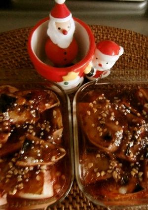 リンゴのオーブントースター焼でクリスマス-レシピのメイン写真