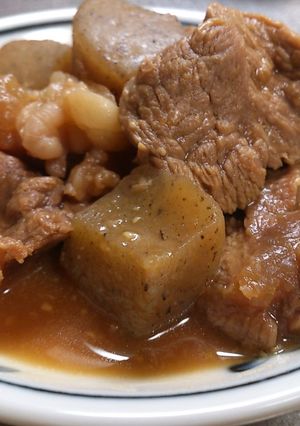 塩麹で、どて煮-レシピのメイン写真