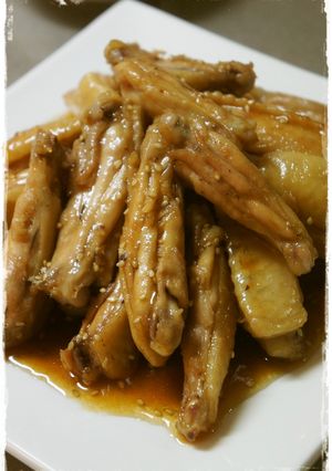 我が家の鶏手羽中の甘辛焼き(゜∀゜*)-レシピのメイン写真