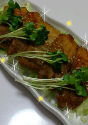 ☆厚切り豚バラの辛味焼き☆-レシピのメイン写真