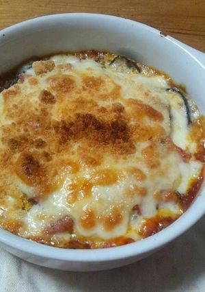 トースター☆ナスミートトマトのグラタン-レシピのメイン写真