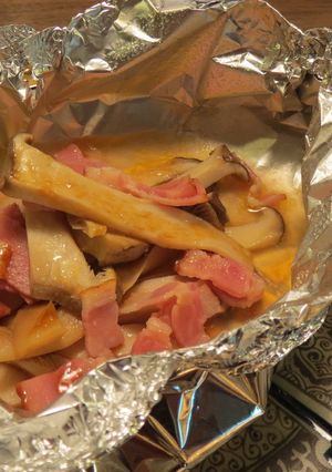簡単☆エリンギとベーコンのホイル焼き-レシピのメイン写真