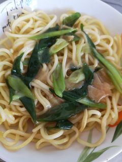 ネギと生姜のあんかけ焼そば-レシピのメイン写真