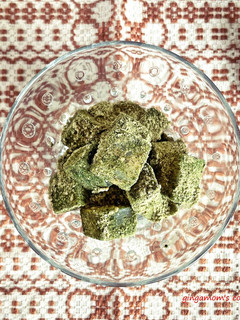 寒天にきな粉、すり胡麻、粉末青汁-レシピのメイン写真