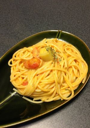 簡単♪こくうまトマトクリームパスタ-レシピのメイン写真
