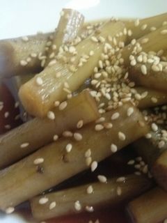 ゴボウの甘辛煮-レシピのメイン写真