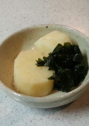 長芋とわかめの煮物-レシピのメイン写真