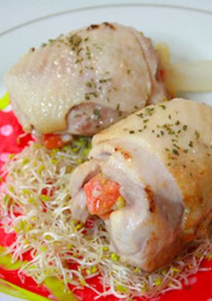 犬の憧れ☆マンモス肉風クリスマスチキン-レシピのメイン写真