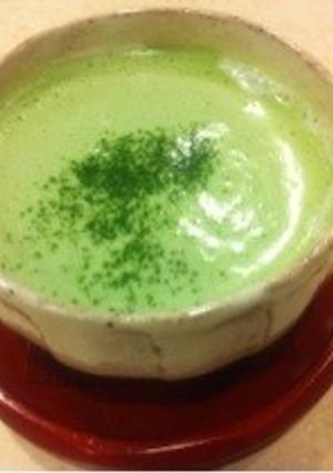 お茶屋直伝！抹茶モカホットミルク-レシピのメイン写真