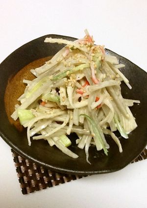 胡麻ドレッシングで☆ごぼうの簡単サラダ♩-レシピのメイン写真