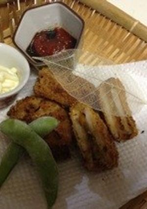 れんこん挟み焼きコロッケ-レシピのメイン写真