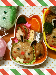 キャラ弁 トナカイ クリスマス-レシピのメイン写真