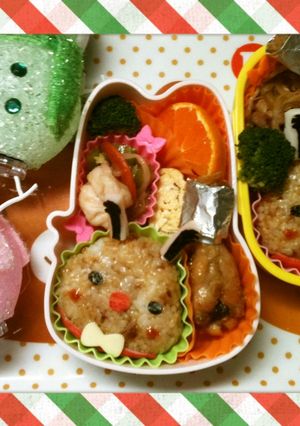 キャラ弁　トナカイ　クリスマス-レシピのメイン写真