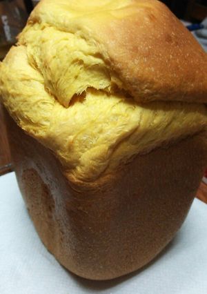 HBでふわふわカボチャの早焼き食パン-レシピのメイン写真