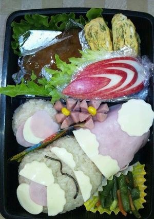 サンタキャラ弁-レシピのメイン写真