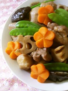 うちのお煮しめ(筑前煮)-レシピのメイン写真