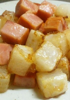 コロコロ大根と厚切りベーコンのステーキ♪-レシピのメイン写真