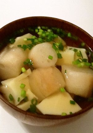 5分でできる！玉子豆腐でお吸い物☆-レシピのメイン写真