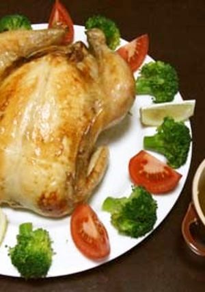 丸鶏まるごとローストチキン-レシピのメイン写真
