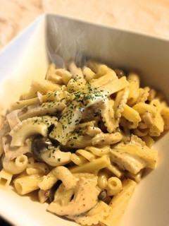 アンチョビ入り★きのこのクリームパスタ-レシピのメイン写真