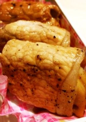 お弁当にぴったり☆生姜焼き風レンコン巻き-レシピのメイン写真