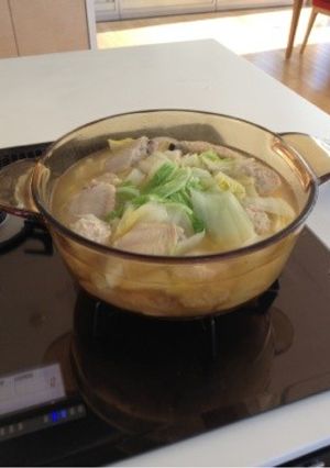 簡単！白菜と鶏肉のプルプル鍋-レシピのメイン写真