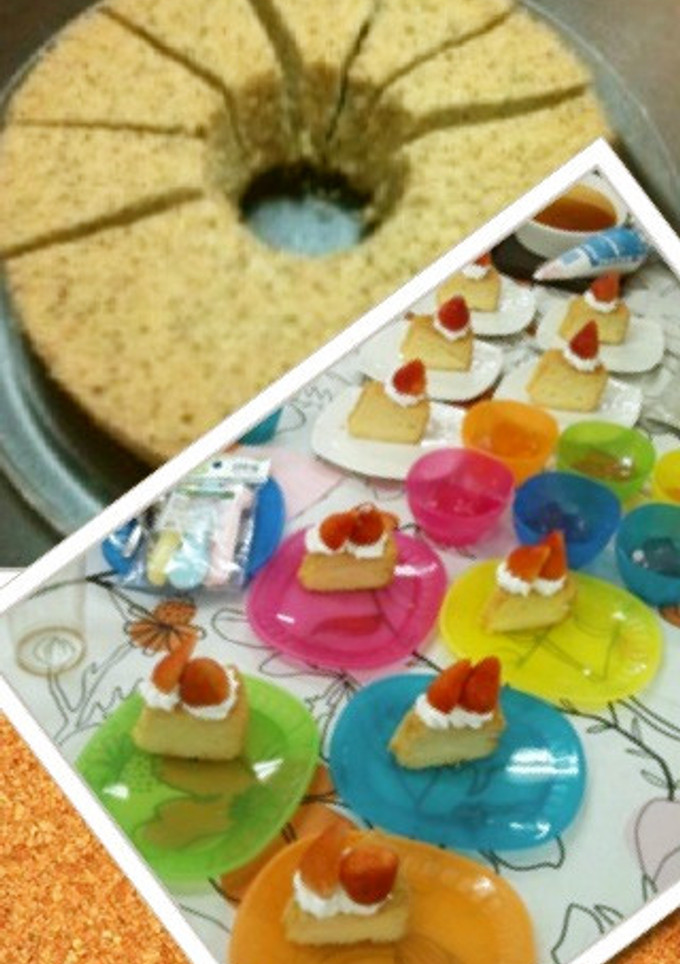 ★泡立てるだけ★簡単シフォンケーキ-レシピのメイン写真