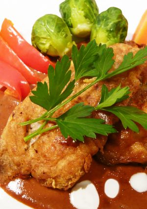 豚肉のピカタ 赤ワインのデミグラス-レシピのメイン写真