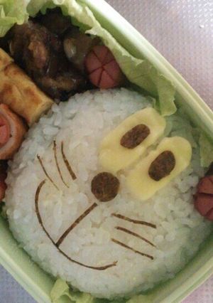 ドラえもん!!パパキャラ弁-レシピのメイン写真