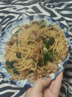 豚肉とほうれん草のパスタ-レシピのメイン写真