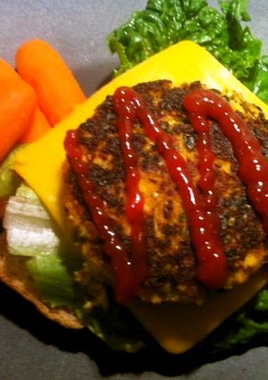 豆腐バーガー、またはオープンサンド-レシピのメイン写真
