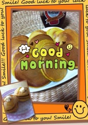 ＊かぼちゃのプチパンケーキ＊-レシピのメイン写真