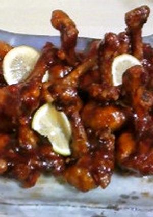 鶏チューリップの甘酢あえ　-レシピのメイン写真