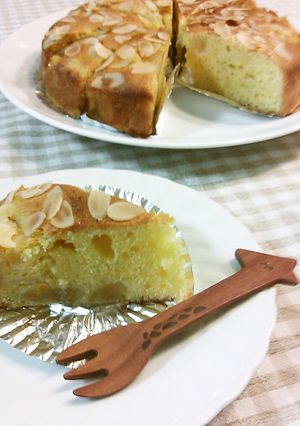 コンポートのケーキ-レシピのメイン写真