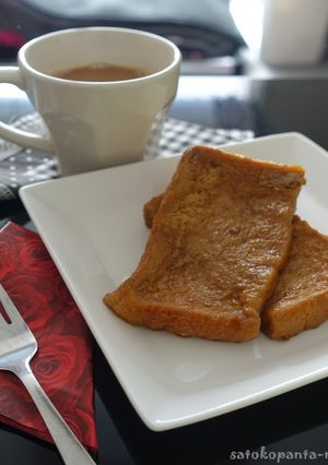 混ぜて焼くだけミルク紅茶フレンチトースト-レシピのメイン写真