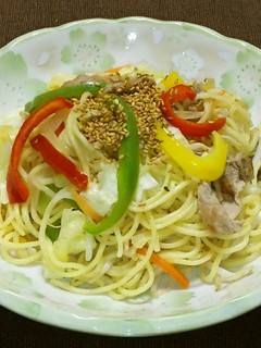 美味!白ごまたっぷり塩焼きそば-レシピのメイン写真