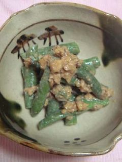 インゲンのくるみ和え-レシピのメイン写真