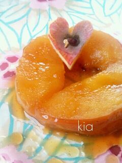 キャラメルバター★フライパンで焼きリンゴ-レシピのメイン写真